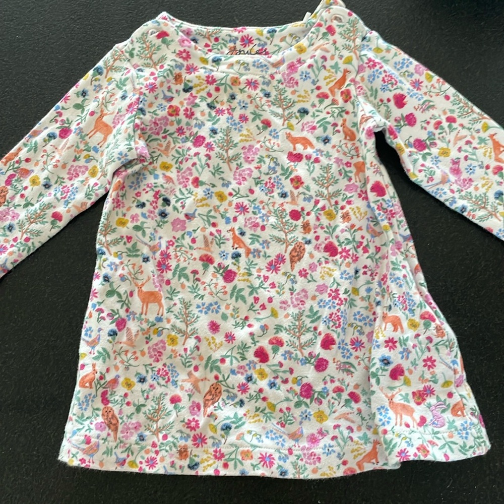 9 month Joules animal dress.